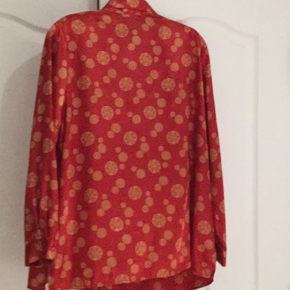 Notations with gold repeating circle print 1x top - Picture 6 of 8